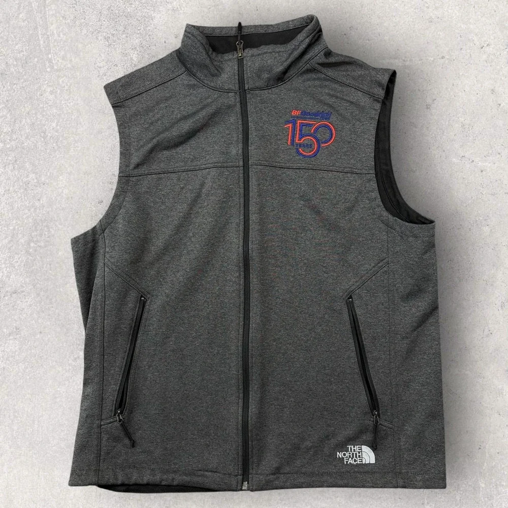 The North Face Mens‎ WindWall Vest Gray BFGoodrich 150 Years NF0A3LGZ Large